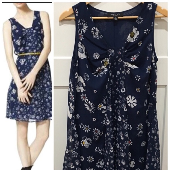 Jason Wu Dresses & Skirts - Jason Wu for Target floral chiffon navy dress